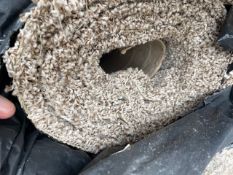 4m wide Roll of Light Brown Speckle Carpet