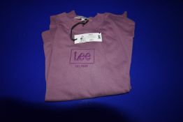 *Lee Long Sleeve Relax Fit Top in Violet Size: L