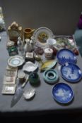 Decorative Pottery Including Royal Copenhagen Plat