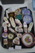 Decorative Pottery Ornaments Including Spode and L