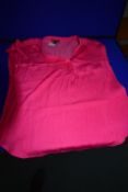 *Hilary Radley Short Sleeve Drop Shoulder Top in Pink Size: S