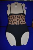 *DKNY Lady’s Leopard Print Swimsuit Size: 8