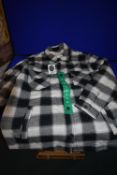 *Jachs Girlfriend Fleece Lined Checked Shirt Size: XL