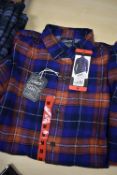 *Grayers Heritage Flannels Blue & Terracotta Check Shirt Size: M