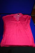 *Hilary Radley Short Sleeve Drop Shoulder Top in Pink Size: S