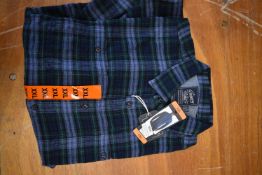 *Grayers Heritage Flannels Blue & Green Check Shirt Size: XXL