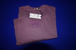 *Lee Long Sleeve Relax Fit Top in Violet Size: L