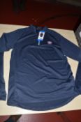 *Umbro Half-Zip Sports Top in Blue Size: L