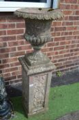 Concrete Garden Planter on Plinth