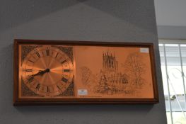 Retro Copper Clock