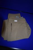 *Weatherproof Vintage Flex Flat Front Trousers Size: 34x32