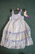 Joanna Michelle Girl's Floral Summer Dress Size: 1