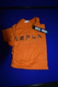*Replay Off Grid Orange T-Shirt Size: L