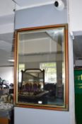 Wood Framed Bevelled Edge Mirror
