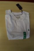 *Jack Wills Gent’s White Polo Shirt Size: XL