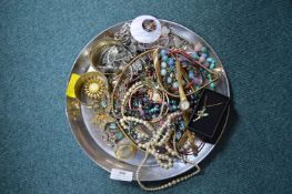 Tray of Costume Jewellery
