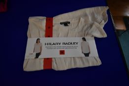 *Hilary Radley Short Sleeve Drop Shoulder Top in Cream Size: M
