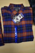 *Grayers Heritage Flannels Blue & Terracotta Check Shirt Size: L