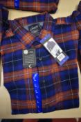 *Grayers Heritage Flannels Blue & Terracotta Check Shirt Size: L