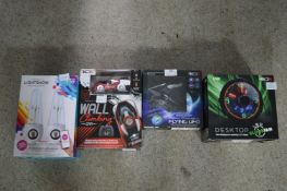 UFO, Car, Fan, and Speakers