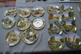 Wedgwood and Royal Worcester Wall Plates Farmyard