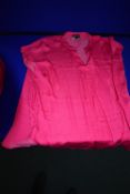 *Hilary Radley Short Sleeve Drop Shoulder Top in Pink Size: S