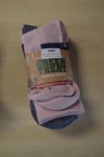 *Four Pairs of Green Treat Outdoor Socks Size: 4-8
