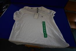 *Jack Wills Lady’s White T-Shirts Size: 16