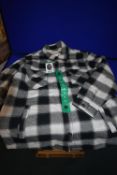*Jachs Girlfriend Fleece Lined Checked Shirt Size: XL