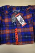 *Grayers Heritage Flannels Blue & Terracotta Check Shirt Size: M