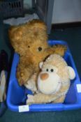 Soft Toy, Teddy Bear and a Monkey