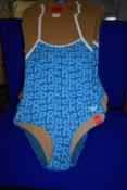 *Reebok Lady’s Blue Swimsuit Size: M