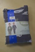 Two Pairs Pekkle Boy’s Pyjamas Size: 7 years