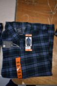 *Grayers Heritage Flannels Blue & Green Check Shirt Size: XXL