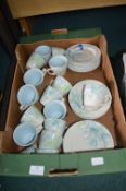Johnson Brother Chambra Pattern Cups & Saucers
