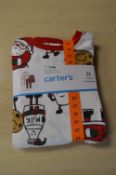 Two Pairs of Carters Christmas Pyjamas Size: 2T