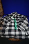 *Jachs Girlfriend Fleece Lined Checked Shirt Size: XL