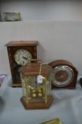 Three Mantel Clocks