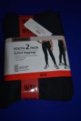 Mondetta Youth 2pk Active Leggings Size: 9-10 years