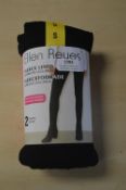 *Two Ellen Reyes Fleece Lined Leggings Size: S