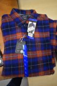 *Grayers Heritage Flannels Blue & Terracotta Check Shirt Size: L