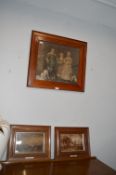 Three Vintage Framed Prints
