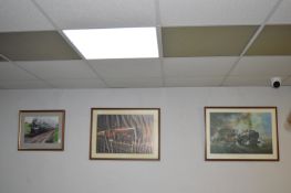 Three Framed Railway Prints