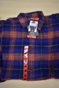 *Grayers Heritage Flannels Blue & Terracotta Check Shirt Size: M