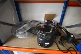 *Contents of Shelf to Include Olympia Fan, Russell