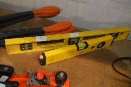 Spirit Level, and a Laser Level