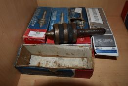 Four No.02 Morse Taper Bits and One Other