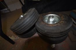 Four Nylon Tube Wheels