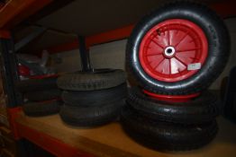 *Nine Assorted Inflatable Sack Barrow Wheels ~360m