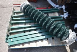 Plastic Linked Garden Fencing